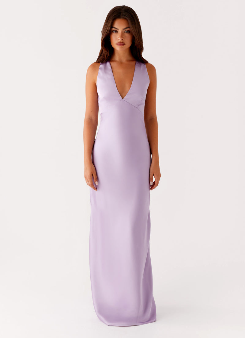 Brody Maxi Dress Lilac 1 Peppermayo