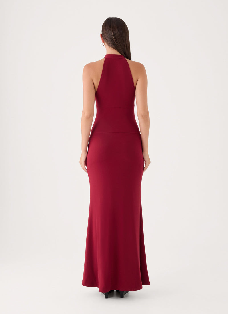 Ainslee Maxi Dress - Maroon