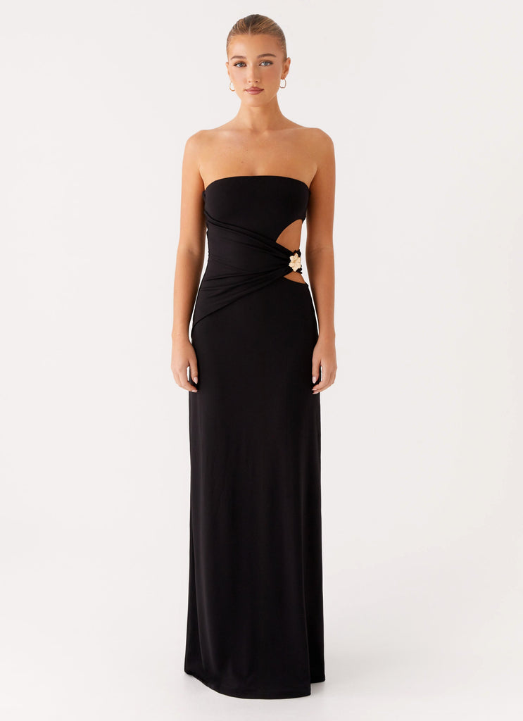 Anetta Maxi Dress - Black