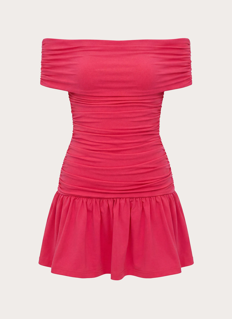 Aurenis Mini Dress - Fuchsia