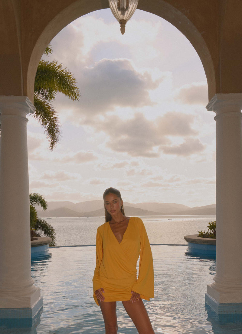 Azria Mini Dress - Saffron