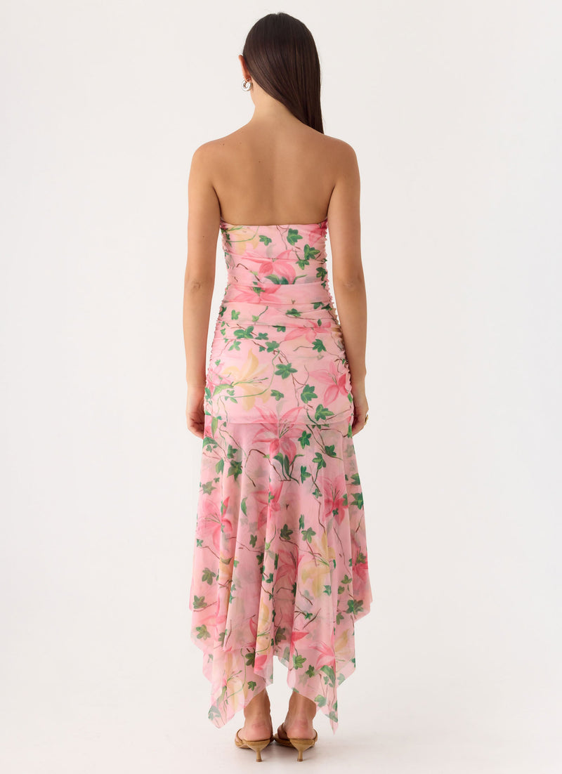 Bingle Midi Dress - Blooming Spring