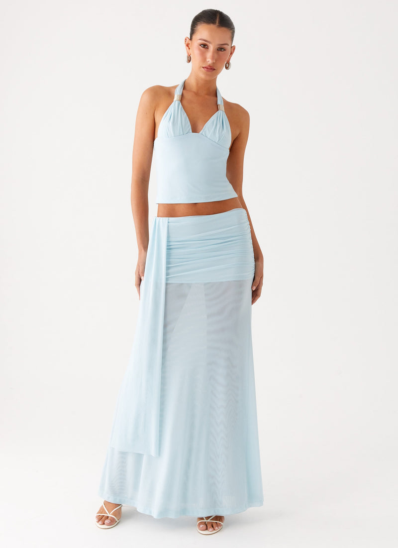 Blaze Maxi Skirt - Blue