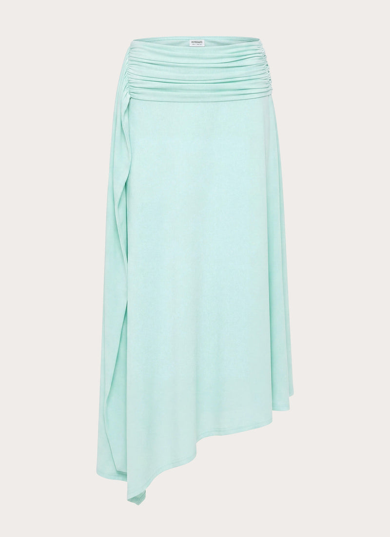 Briege Maxi Skirt - Aqua