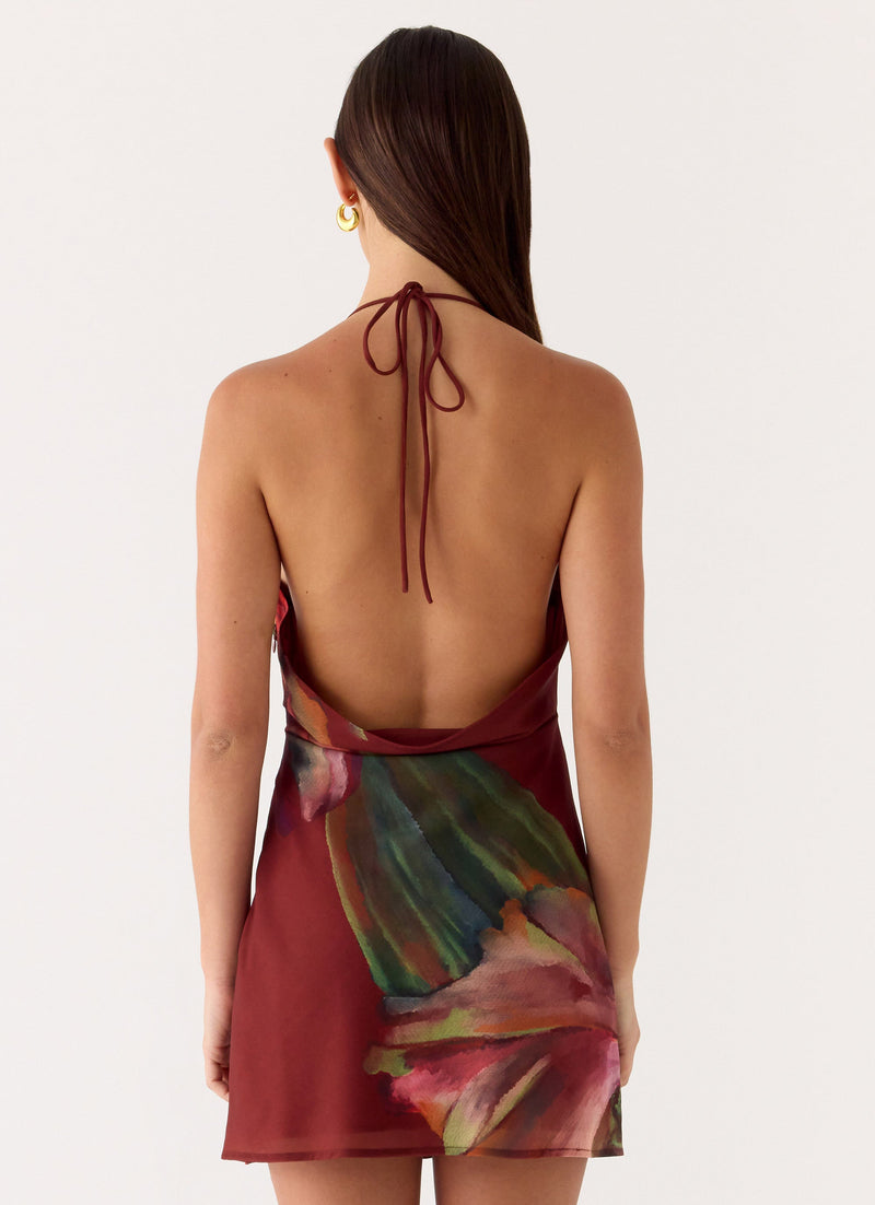 Camilla Cowl Mini Dress - Cuba Cuba