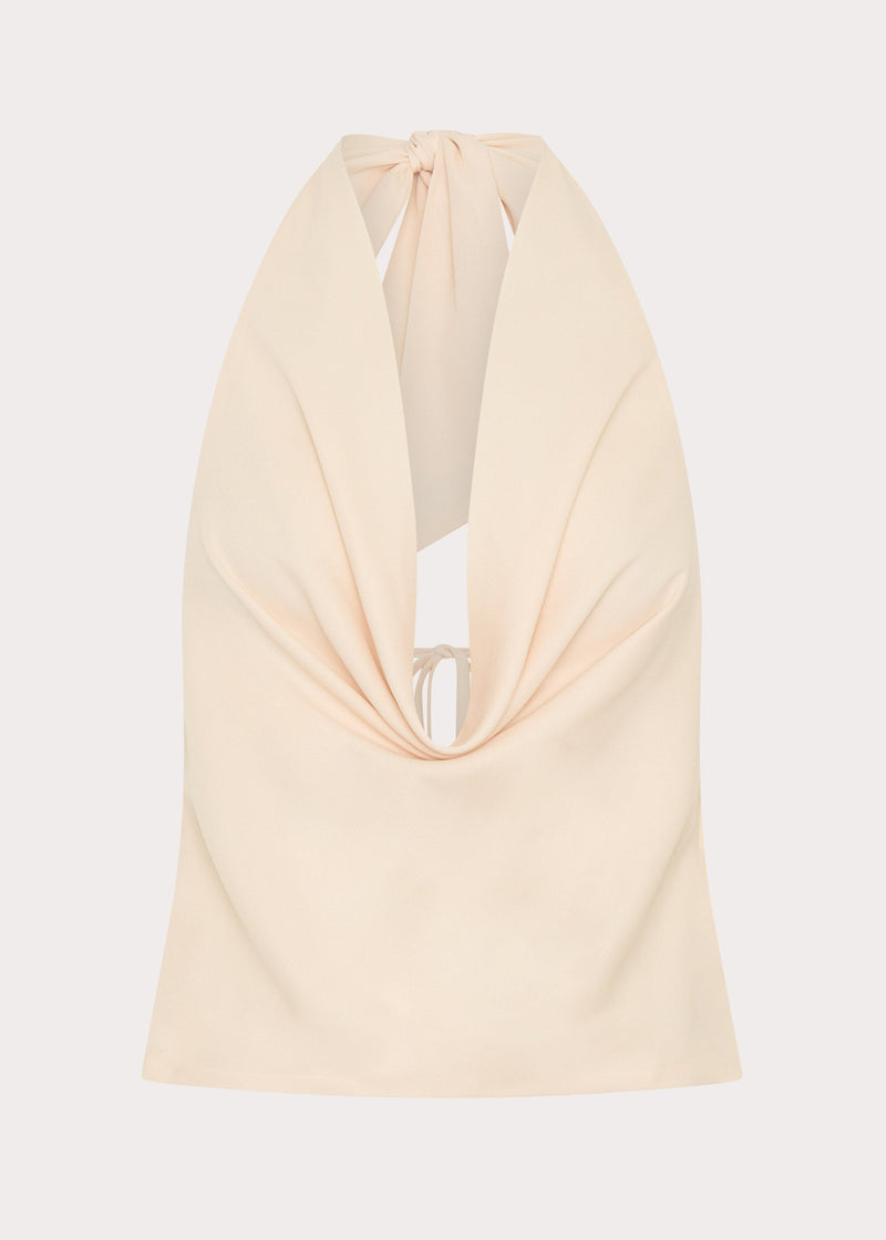 Charli Cowl Top - Lemon