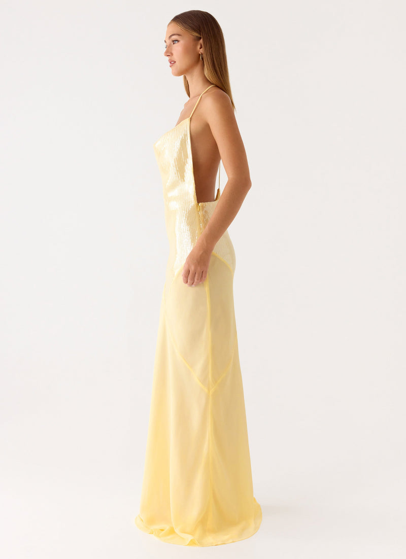 Cleodora Maxi Dress - Yellow