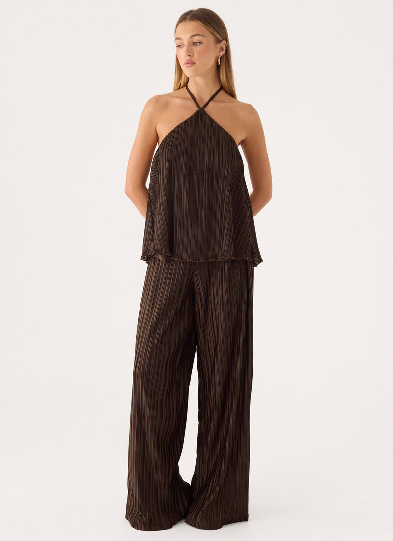 Darlow Low Rise Pants - Chocolate