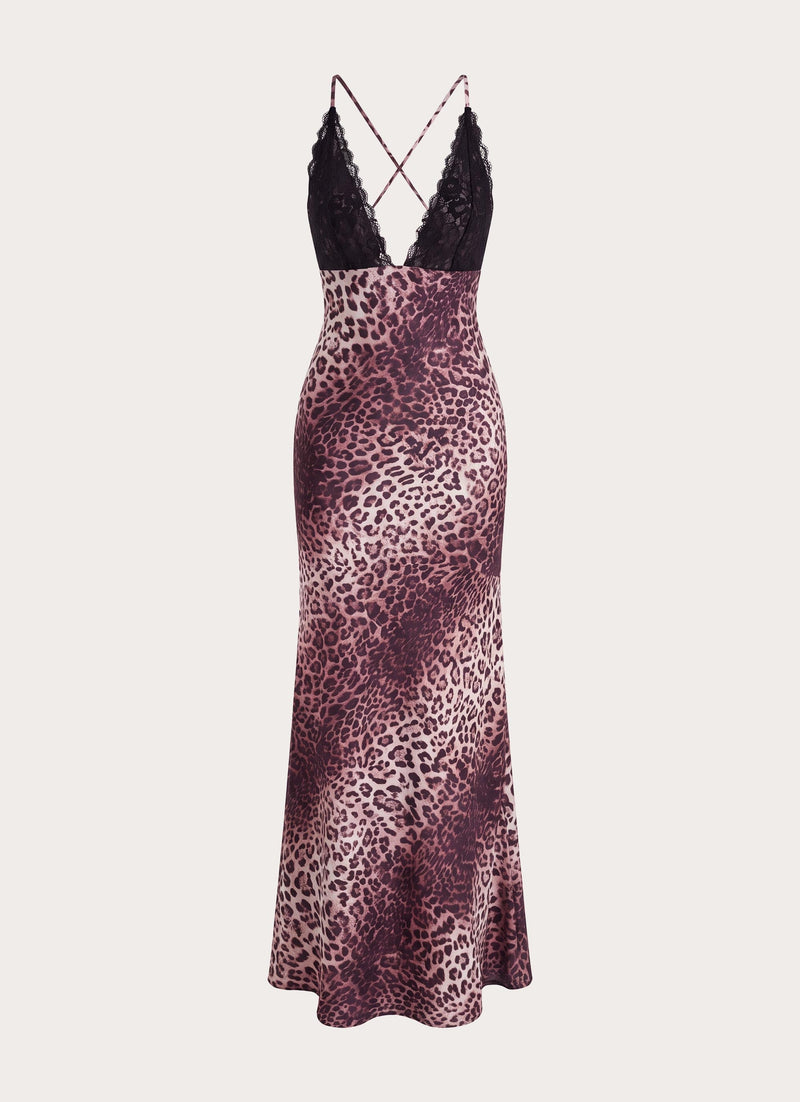 Desert Skies Maxi Dress - Leopard