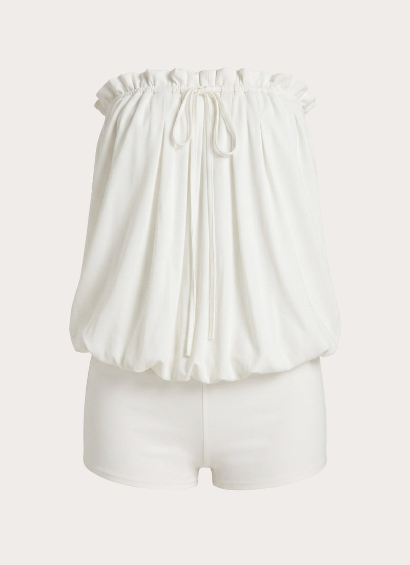 Down For You Playsuit - White