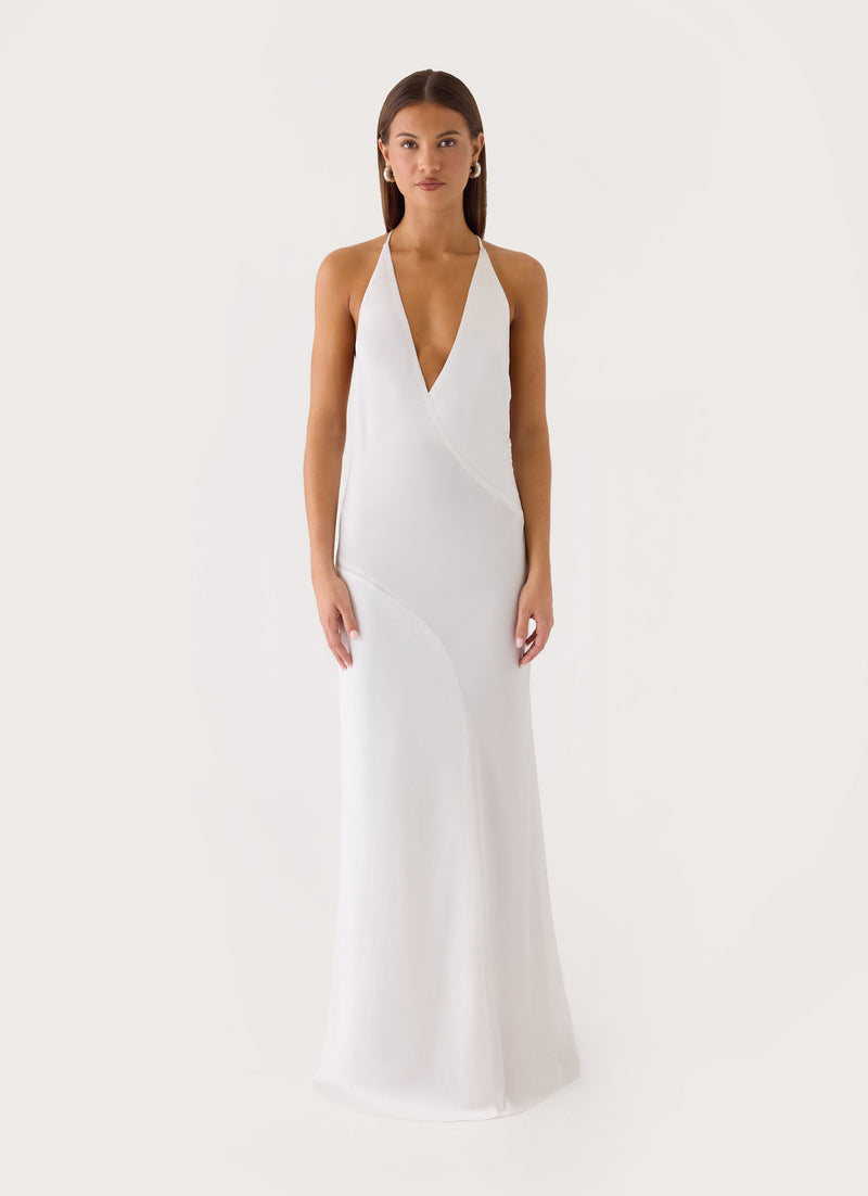 Ellopez Maxi Dress - White