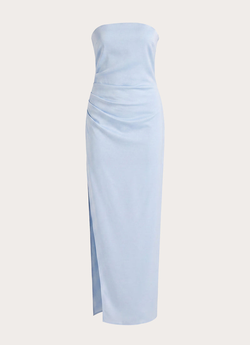 Eluna Strapless Maxi Dress - Blue
