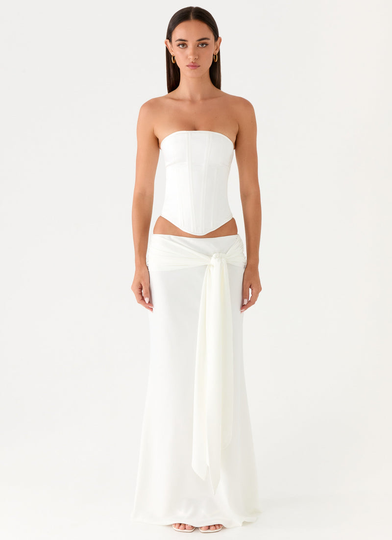 Evaleigh Corset - White