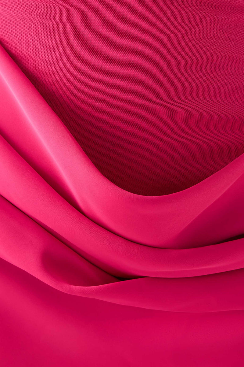 Farida Off Shoulder Mini Dress - Fuchsia