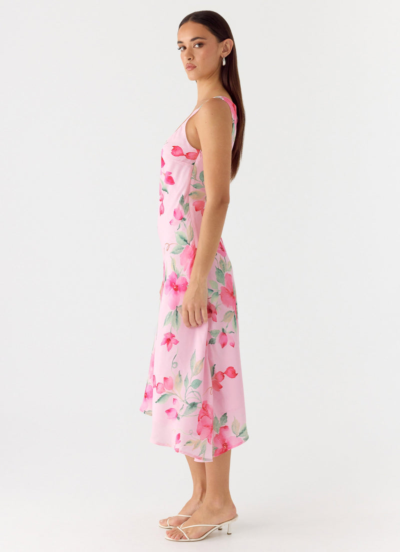 Fedde Midi Dress - Petal Soleil