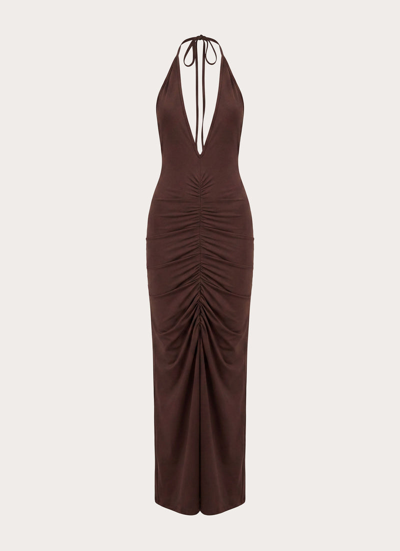 Feel My Rhythm Maxi Dress - Rose Taupe