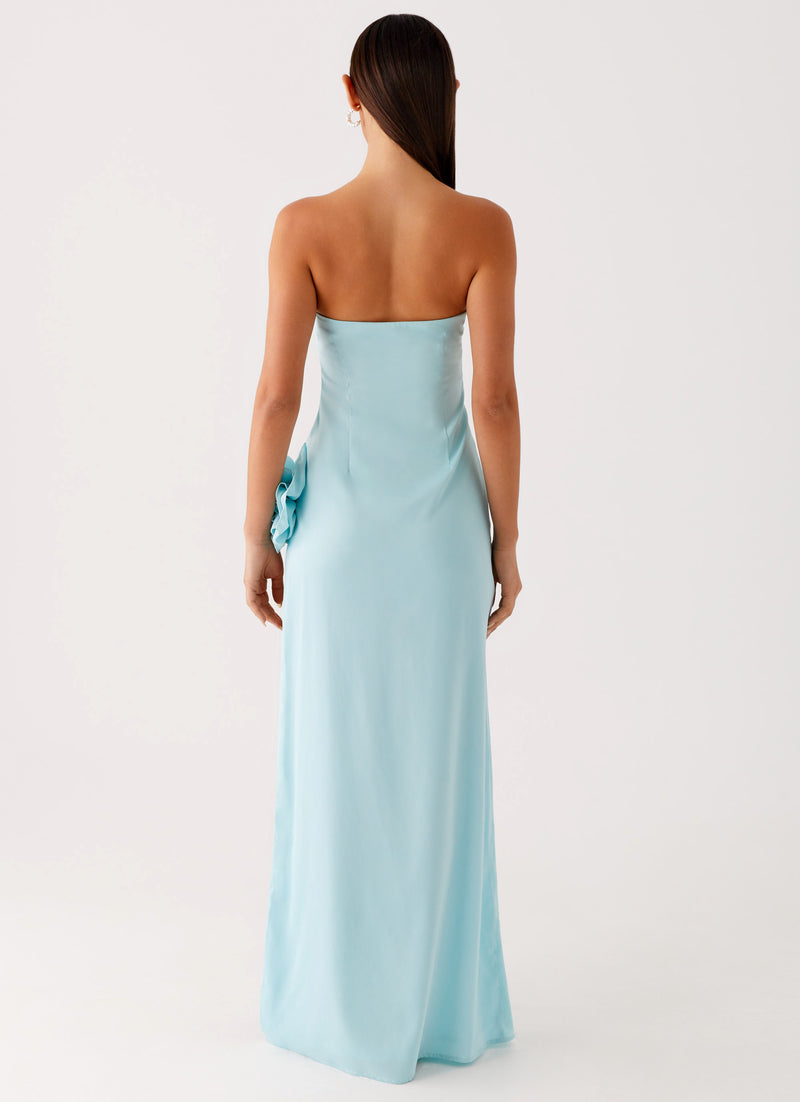 Fenway Strapless Maxi Dress Mint 3 Peppermayo
