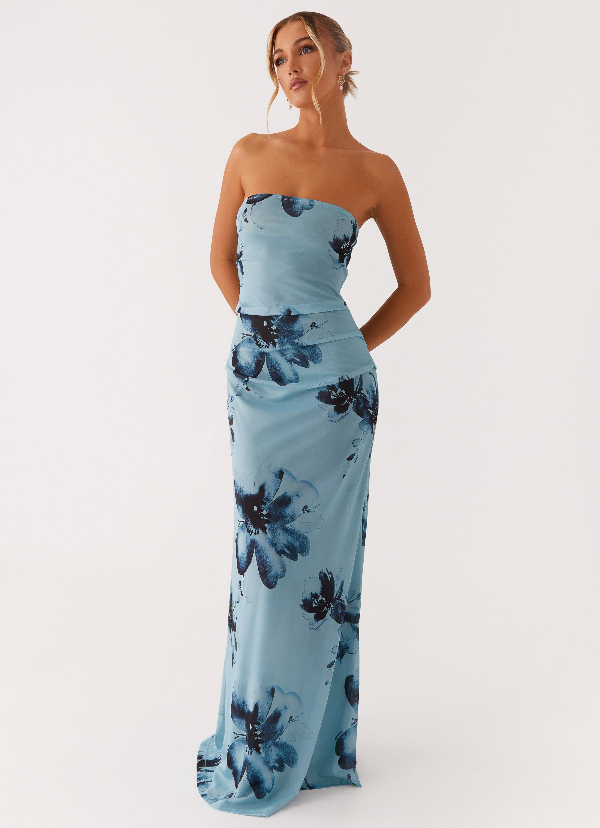 princess polly baby blue dress Field Of Dreams Maxi Dress
