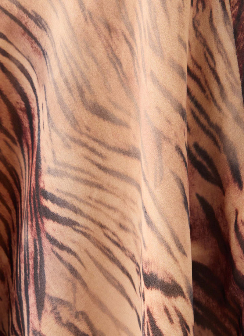 Gehrie Mini Skirt - Golden Tiger