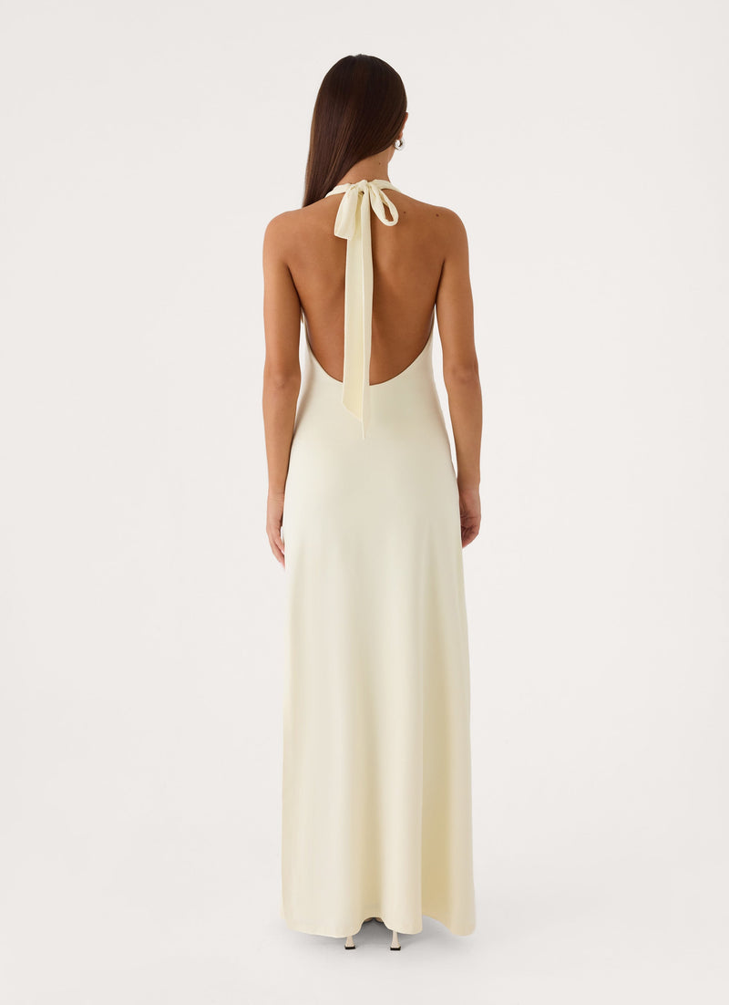 Good Riddance Maxi Dress - Yellow
