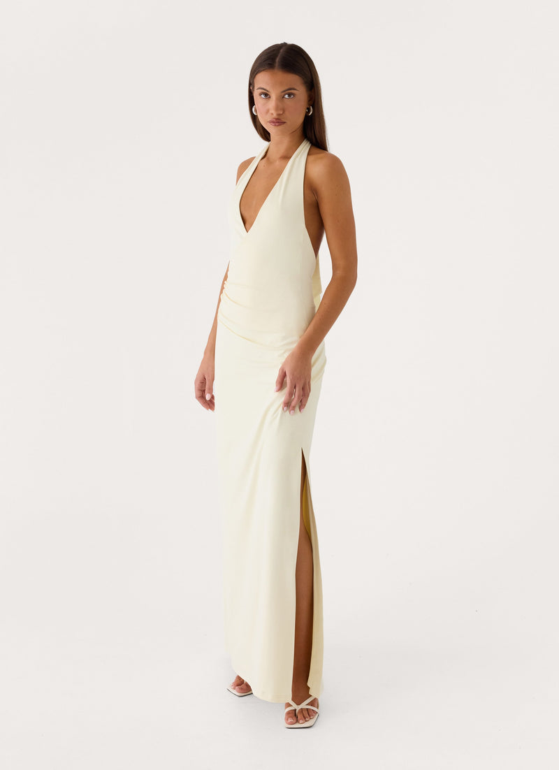 Good Riddance Maxi Dress - Yellow