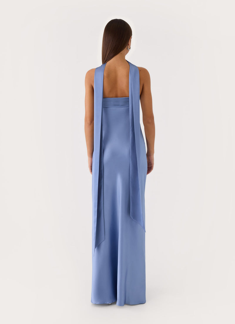 Hush Maxi Dress - Blue
