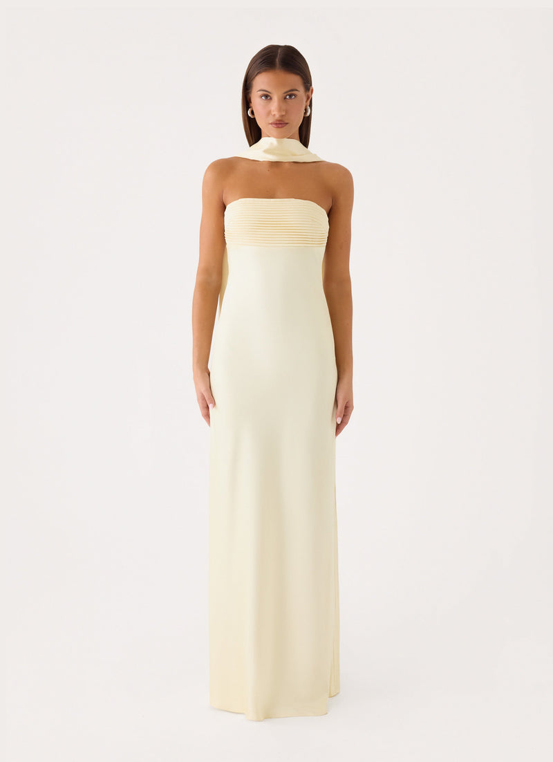Hush Maxi Dress - Yellow