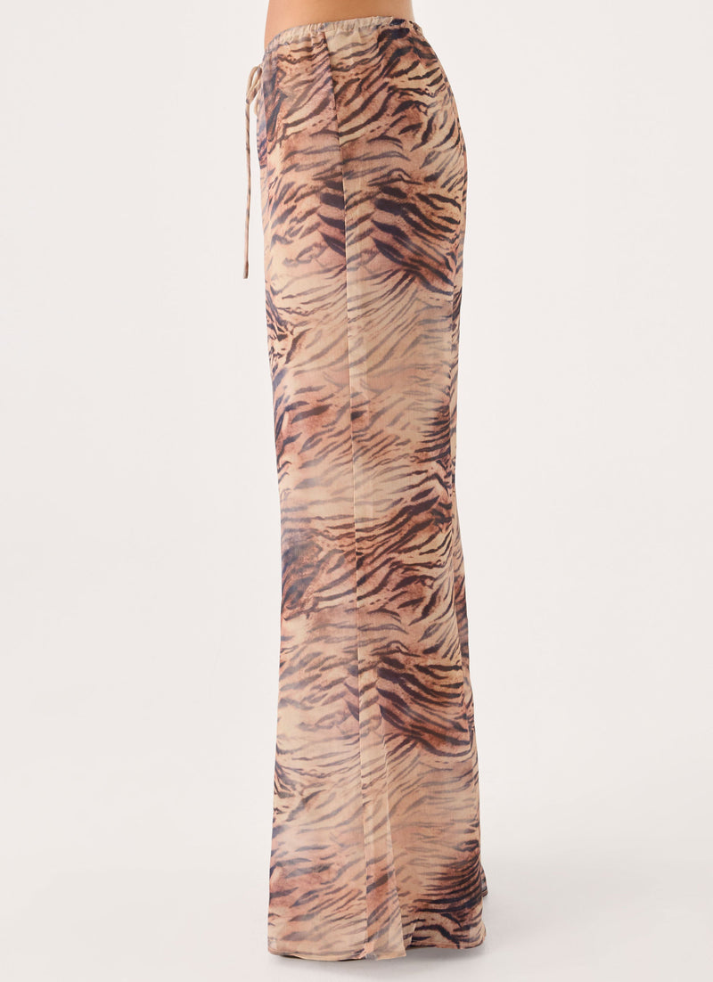 Jadia Flared Pants - Golden Tiger