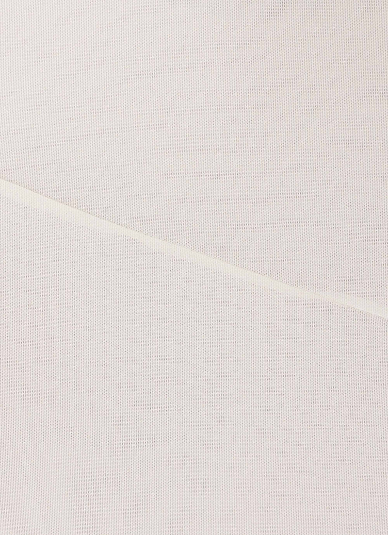 Kerrie Hanky Midi Skirt - White