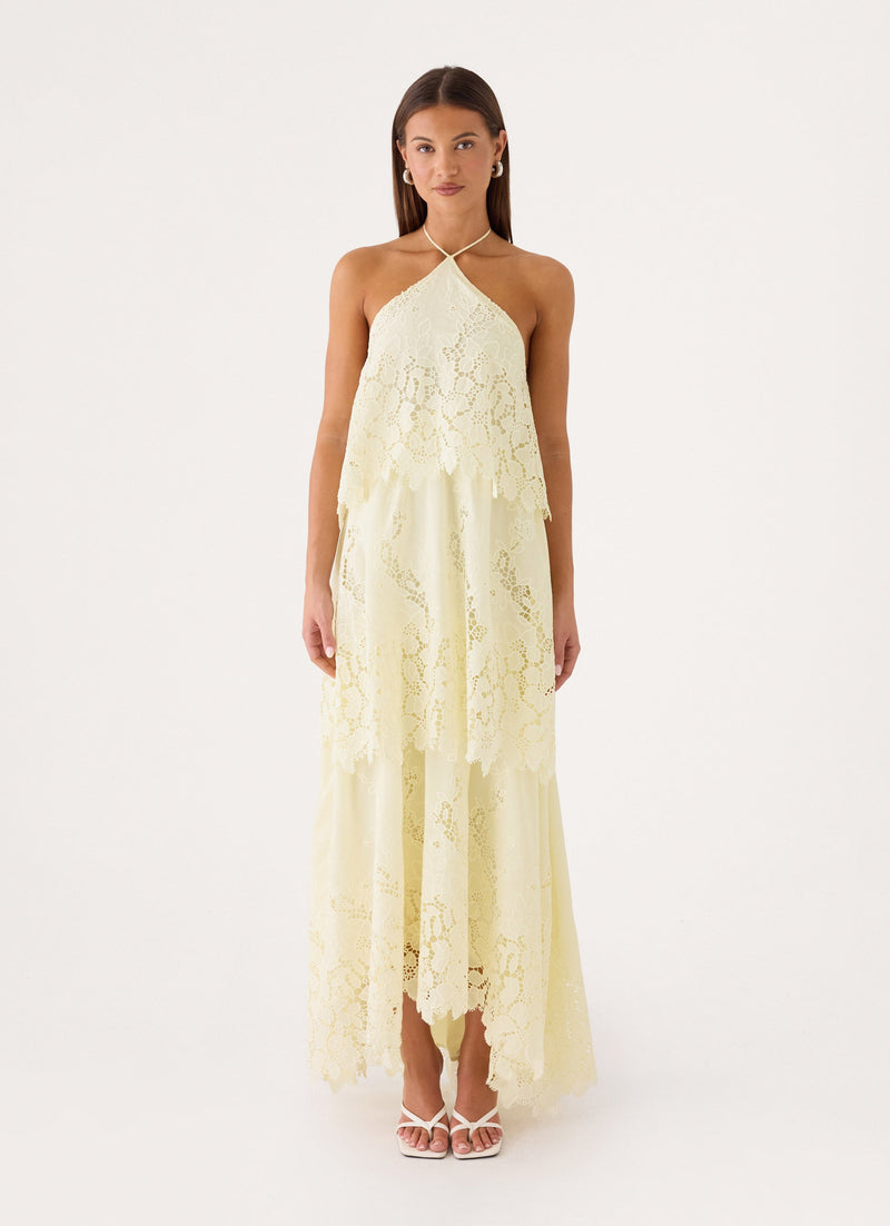 Lanaila Maxi Dress - Yellow