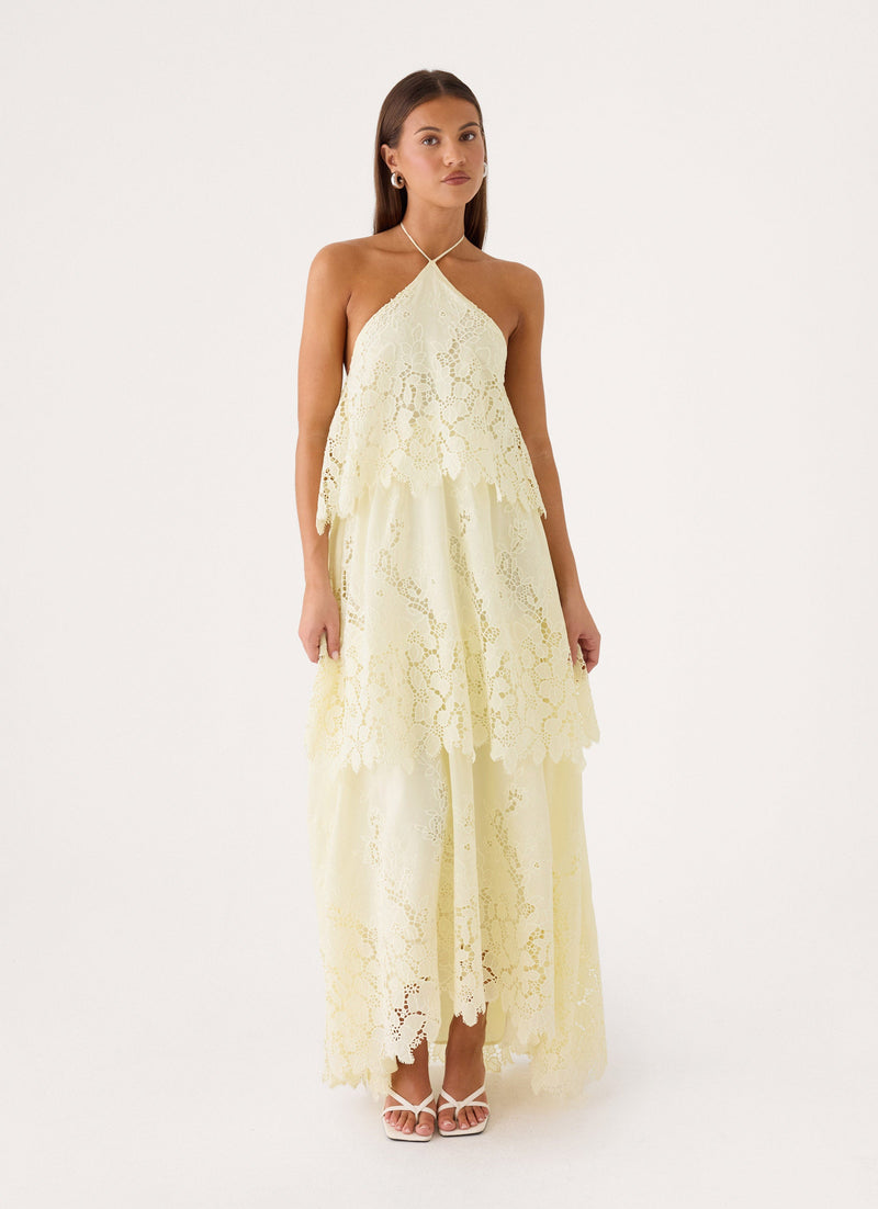 Lanaila Maxi Dress - Yellow