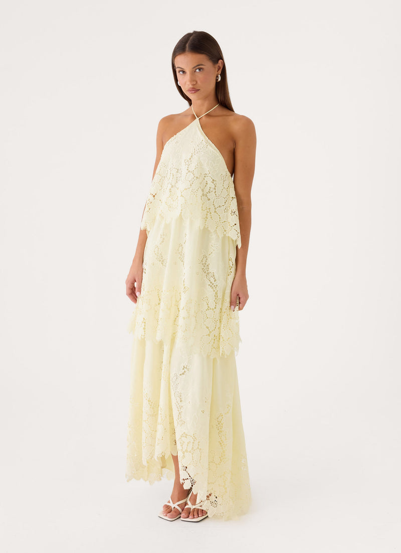 Lanaila Maxi Dress - Yellow