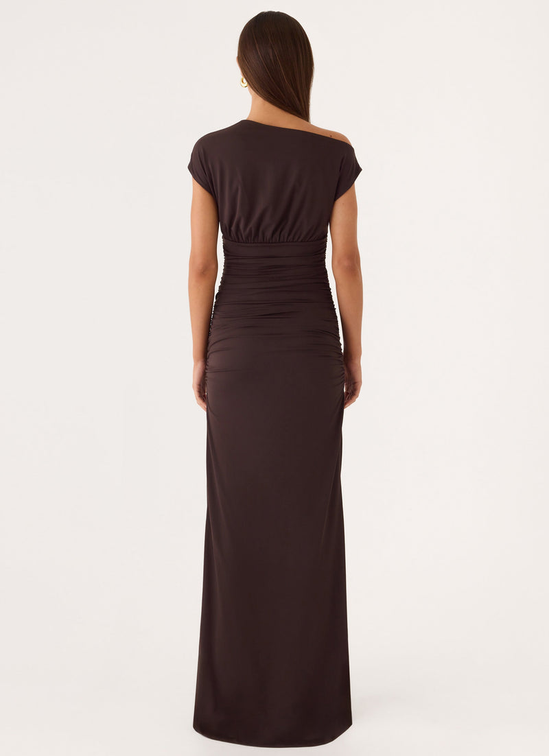 Liana Maxi Dress - Chocolate