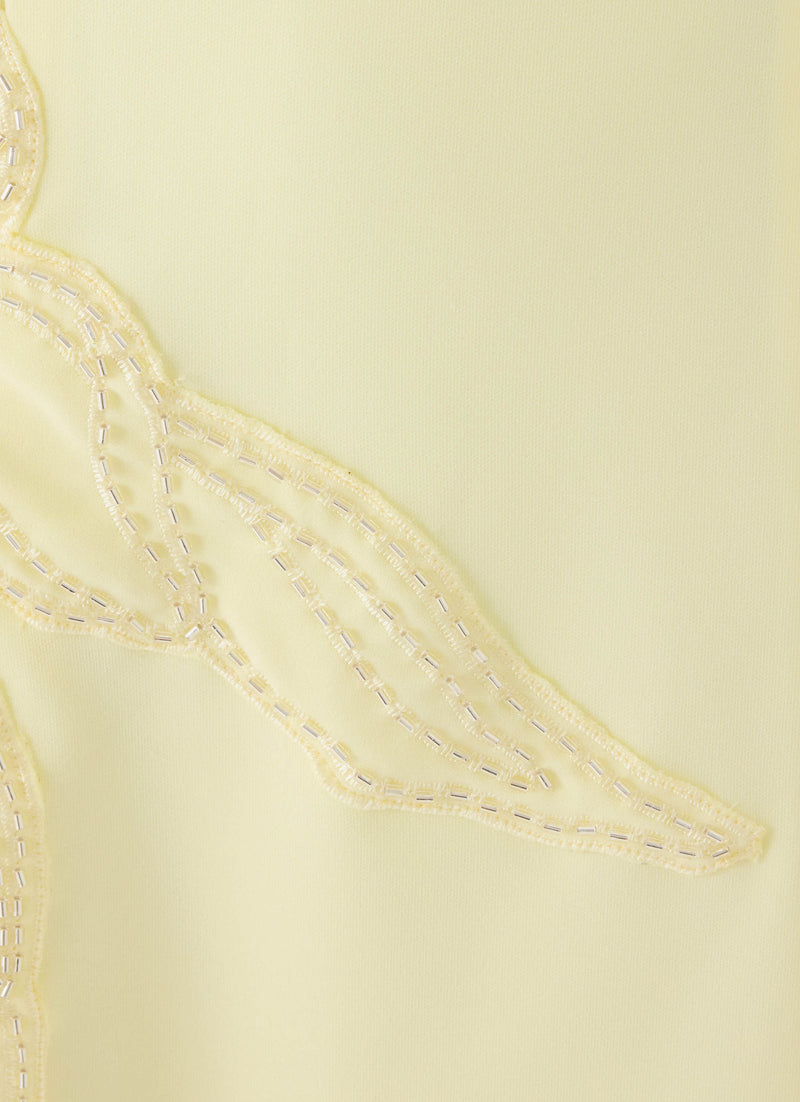 Marta Strapless Mini Dress - Yellow