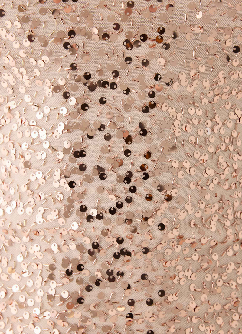 Monica Mini Dress - Nude