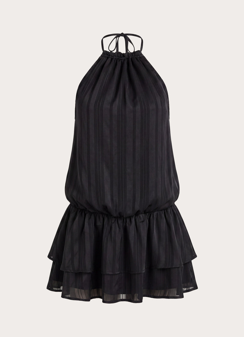 Parade Halter Mini Dress - Black