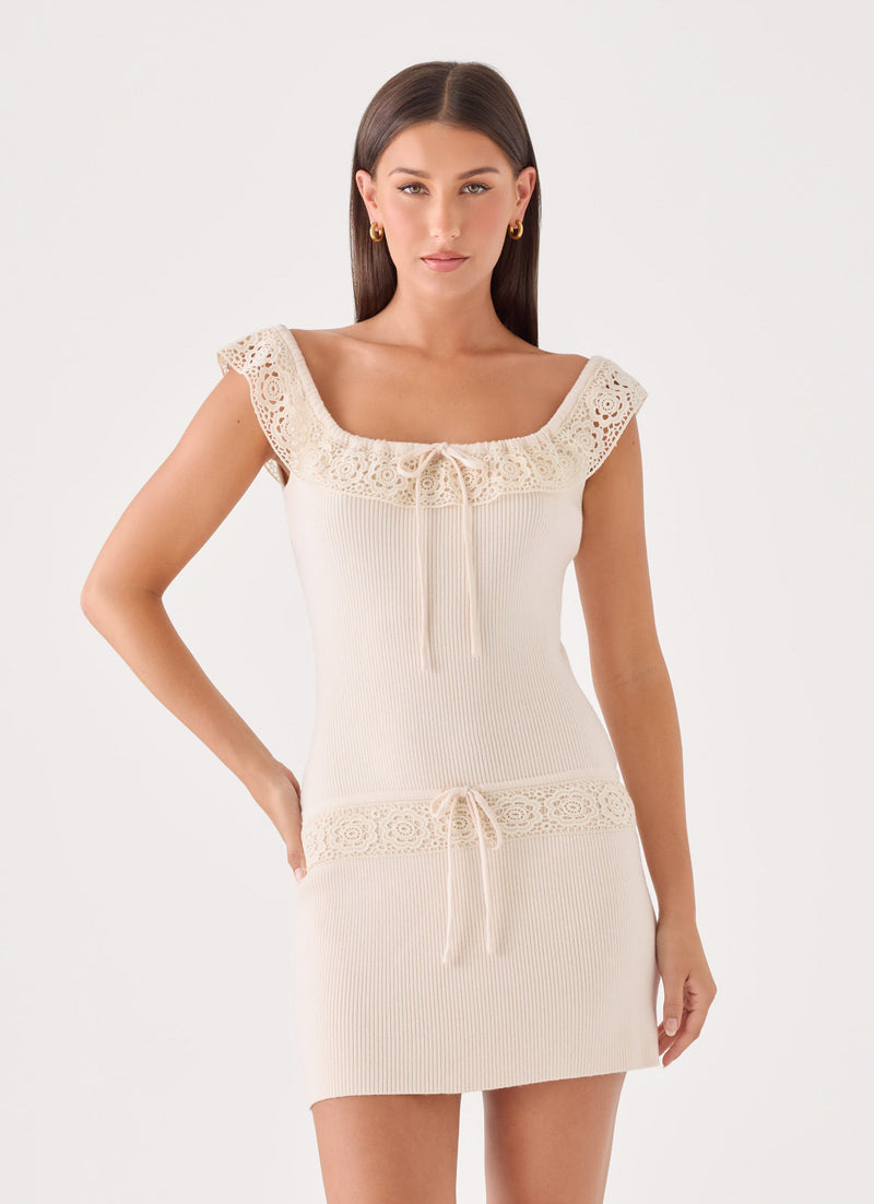 Rubi Mini Dress - Ivory