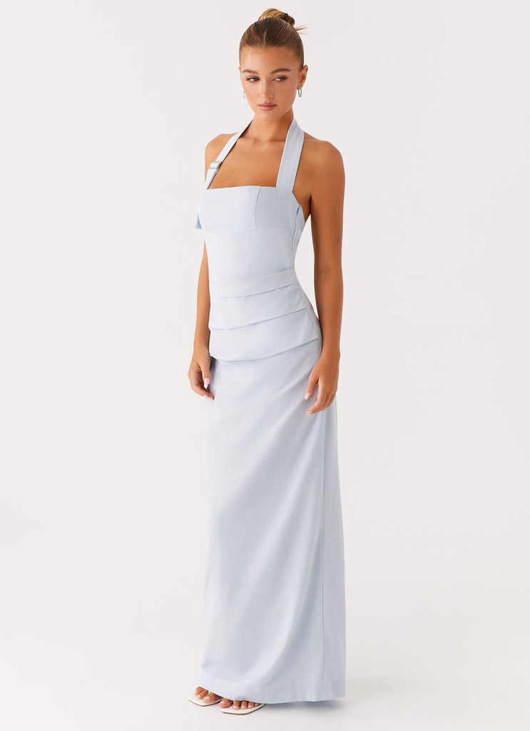 Rumour Has it Maxi Dress - Blue