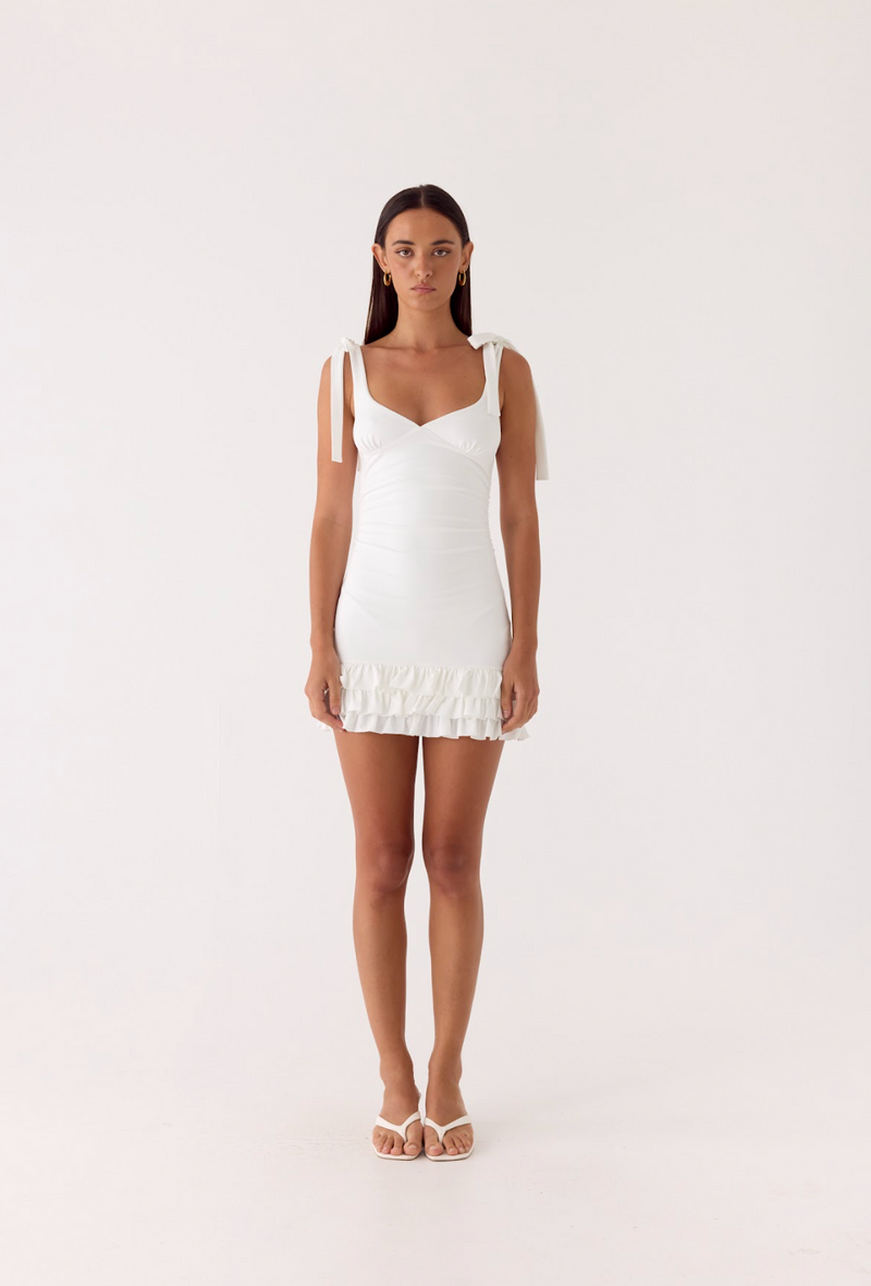 Laufey Mini Dress - White