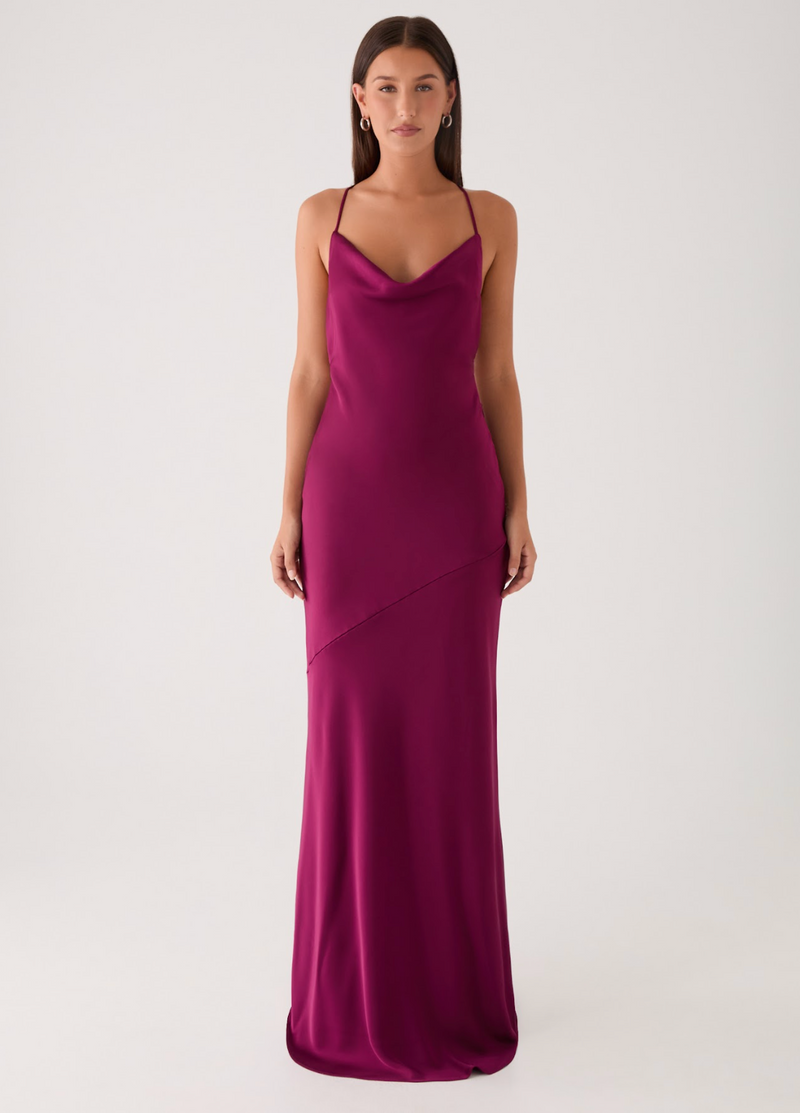 Tiano Maxi Dress - Plum
