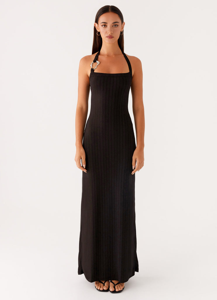 Selene Maxi Dress Black 1