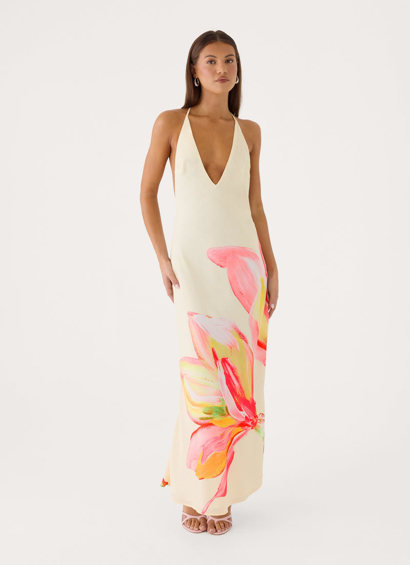 Saneya Maxi Dress - Floral