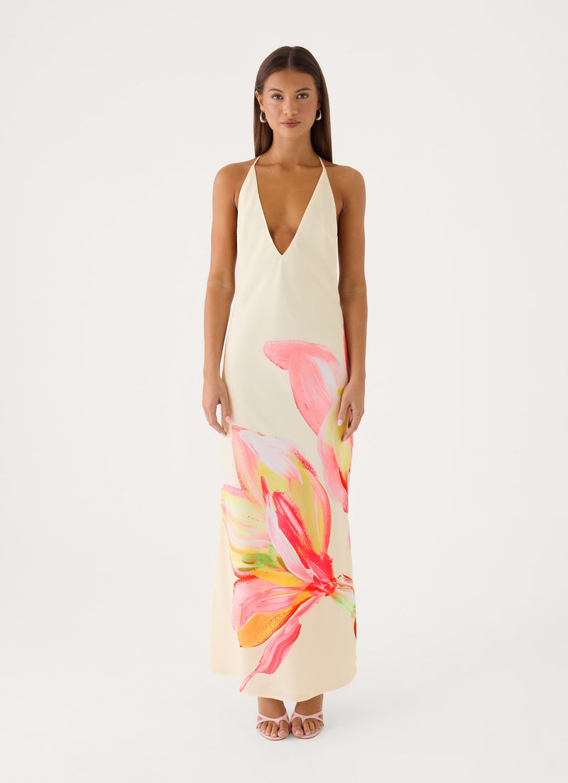 Saneya Maxi Dress - Floral