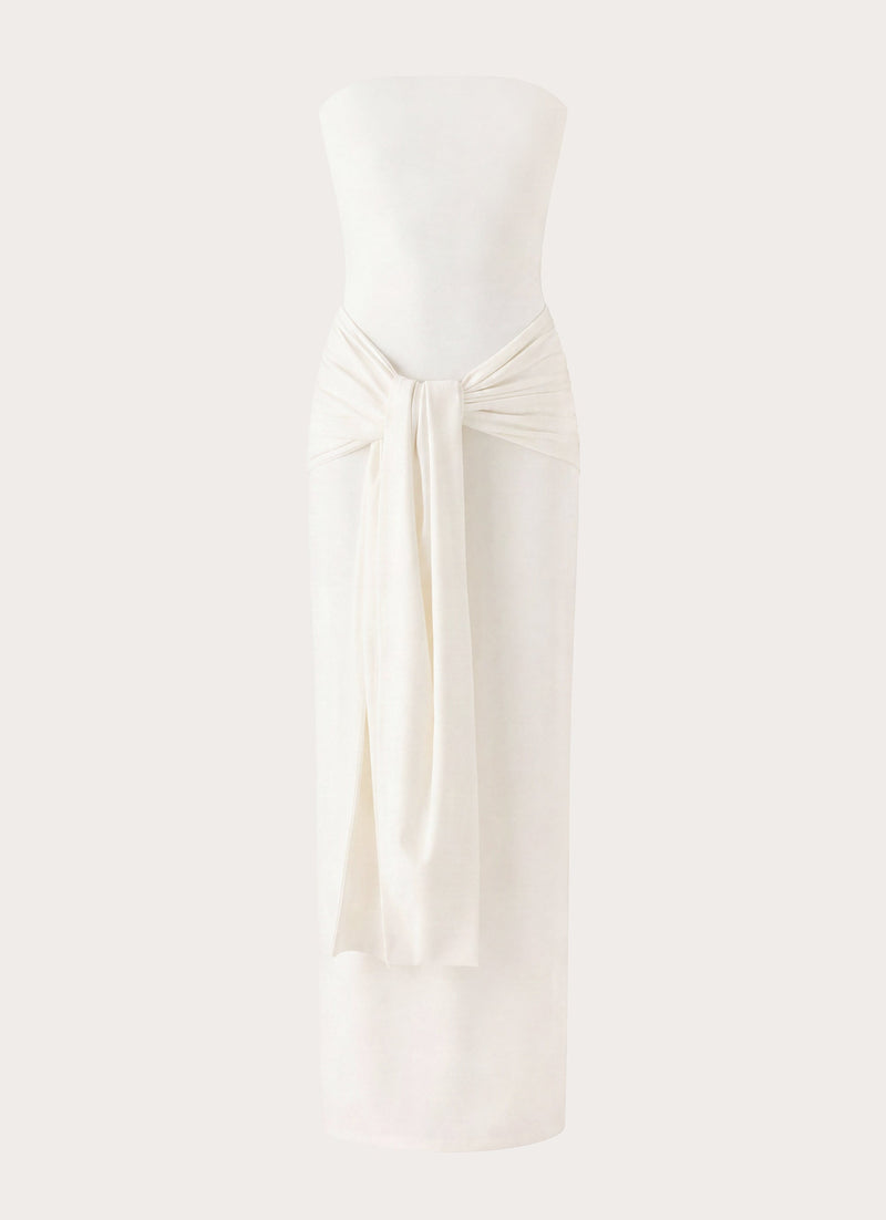 Stole My Heart Maxi Dress - White