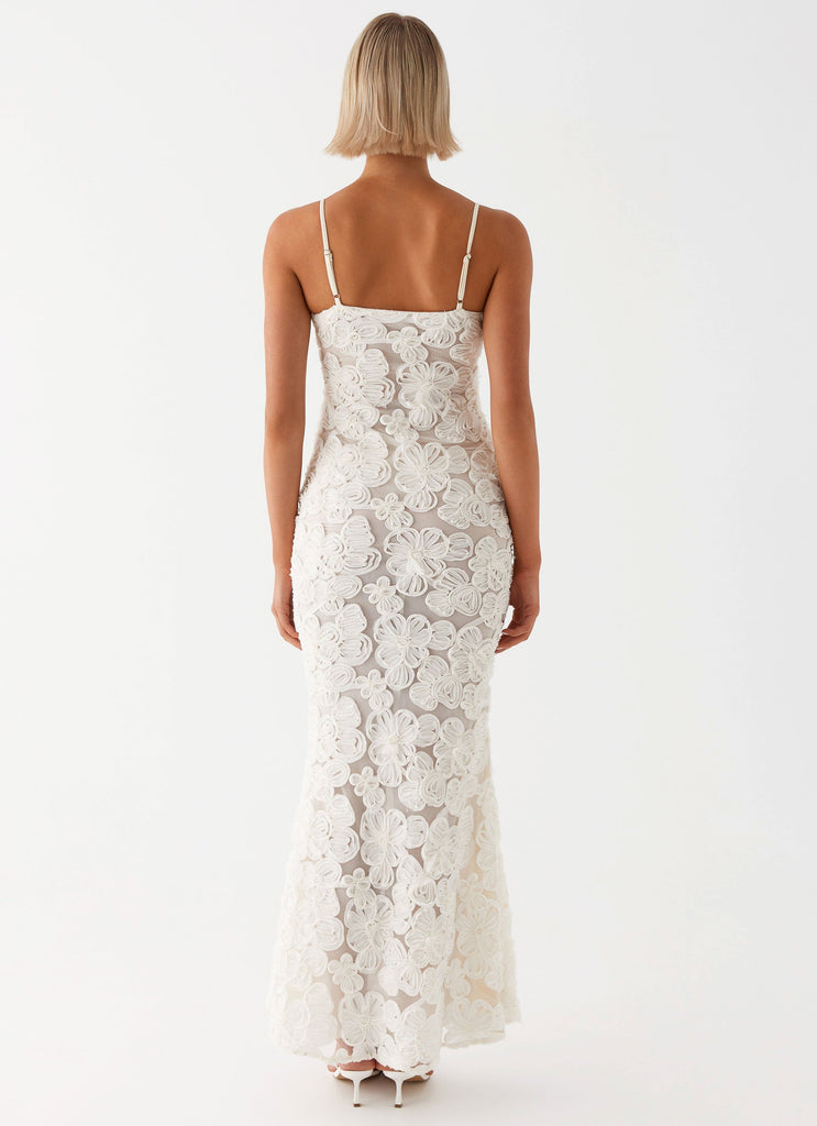Womens Candace Mini Dress  in the colour  Ivory in front of the colour light grey