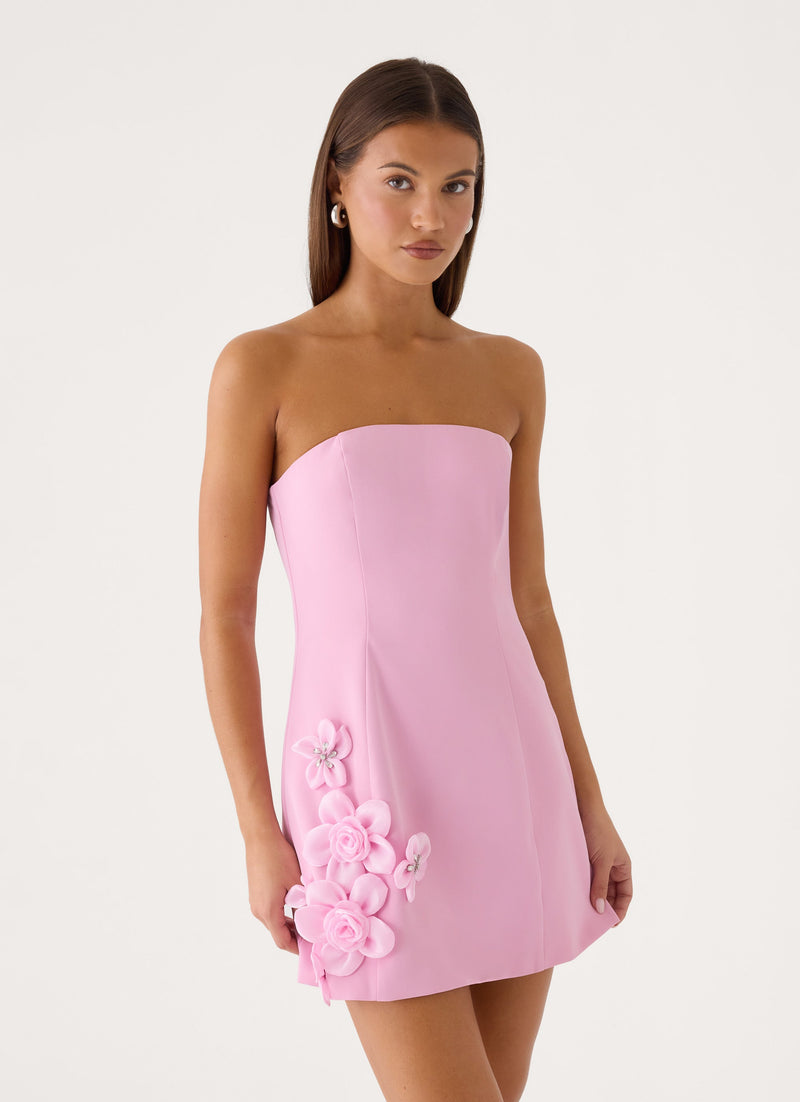 Yallie Mini Dress - Pink