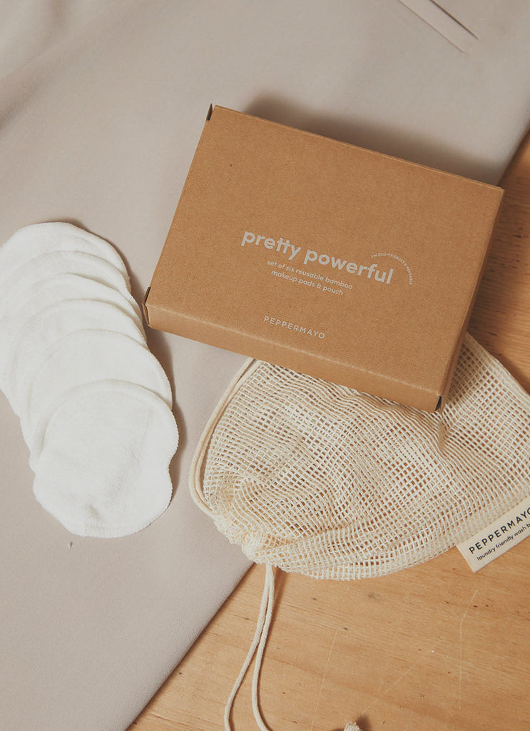 Eco Re-Usable Makeup Pads - Natural