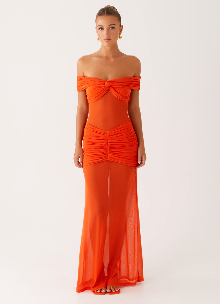 Charming-Off-Shoulder-Maxi-Dress-Orange-1-Peppermayojpg