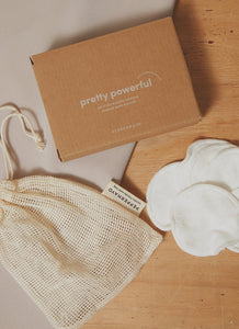 Eco Re-Usable Makeup Pads - Natural