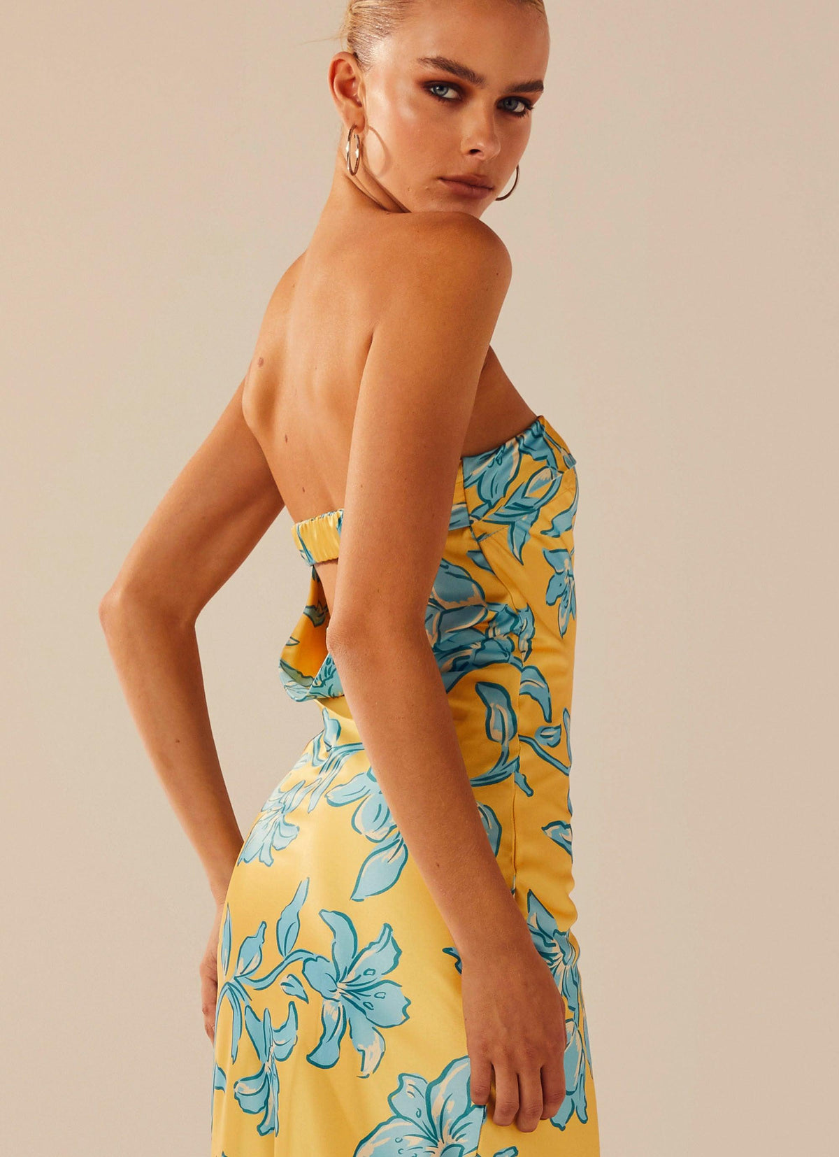 Summer Lover Maxi Dress - Golden Bloom - Peppermayo